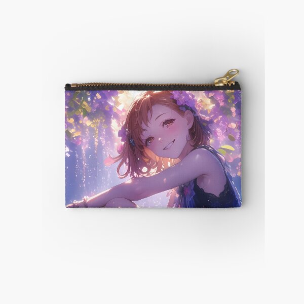 Item preview, Certain Misaka Mikoto Wisteria Moonlight Railgun Fantasy Purple Blossoms Night Energy designed and sold by CarlosBender.