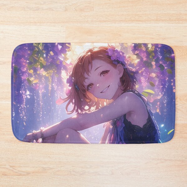 Item preview, Certain Misaka Mikoto Wisteria Moonlight Railgun Fantasy Purple Blossoms Night Energy designed and sold by CarlosBender.