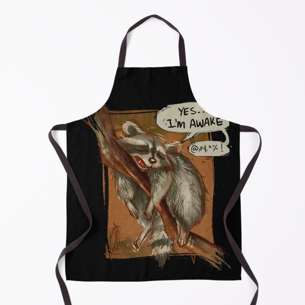 Item preview, Yes I Am Awake- funny raccoon meme designed and sold by DanniDan.