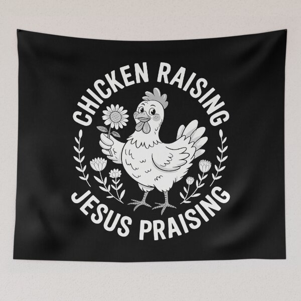 Item preview, Chicken Raising And Jesus Praising designed and sold by CeliaApril.
