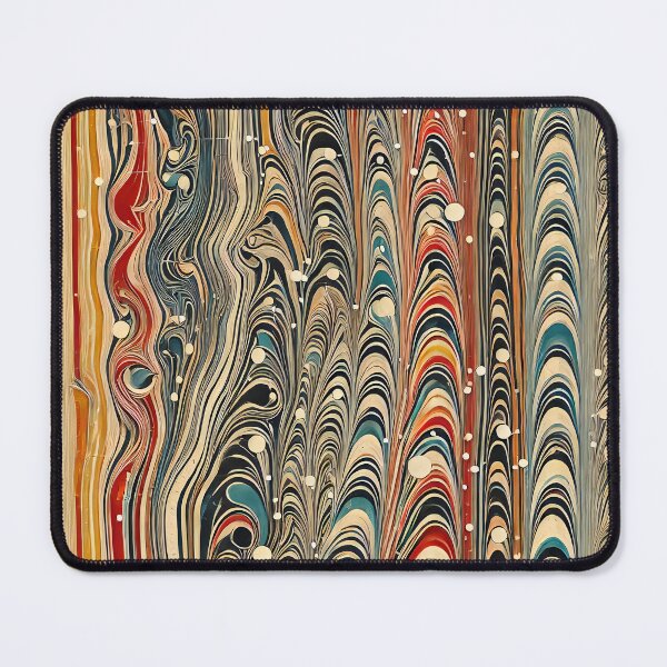 Item preview, Vintage Marbled Paper Pattern Retro Abstract Design designed and sold by PinUpPizzazz.