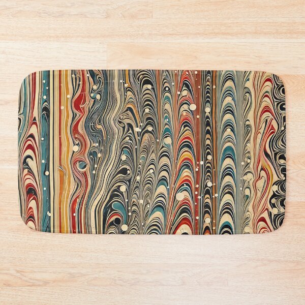 Item preview, Vintage Marbled Paper Pattern Retro Abstract Design designed and sold by PinUpPizzazz.