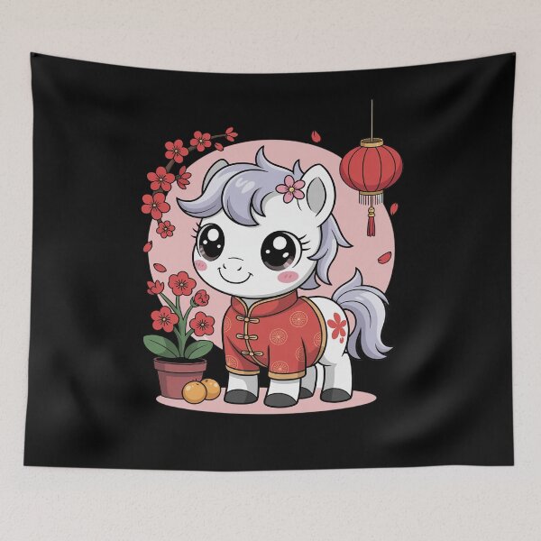 Item preview, Chinese New Year of The Horse Vietnamese Chuc Mung NAM Moi designed and sold by ryukaizox1.