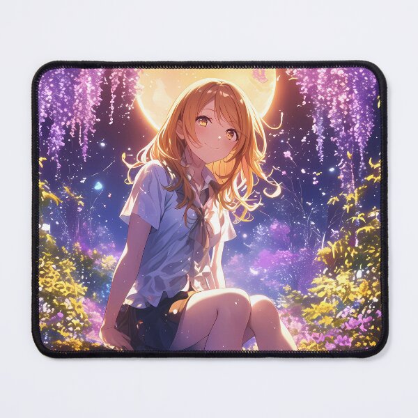 Item preview, Certain Shokuhou Misaki Wisteria Moonlight Anime Girl Fantasy Night Blossom Garden designed and sold by CarlosBender.
