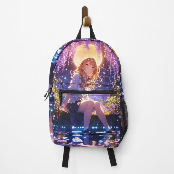 Item preview, Certain Shokuhou Misaki Wisteria Moonlight Anime Girl Fantasy Night Blossom Garden designed and sold by CarlosBender.