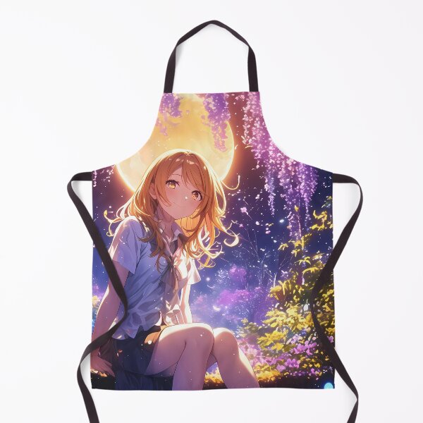 Item preview, Certain Shokuhou Misaki Wisteria Moonlight Anime Girl Fantasy Night Blossom Garden designed and sold by CarlosBender.