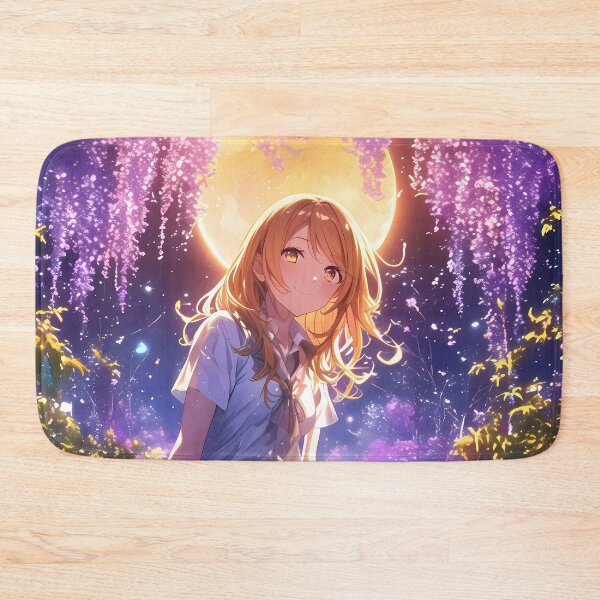 Item preview, Certain Shokuhou Misaki Wisteria Moonlight Anime Girl Fantasy Night Blossom Garden designed and sold by CarlosBender.
