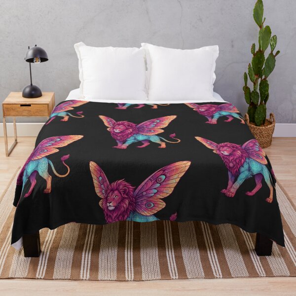 Item preview, Mythical Lion with Prism Moth Wings designed and sold by SebastianSpace.