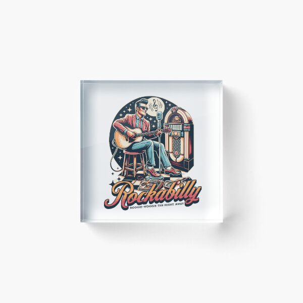 Item preview, Rockabilly Rock n Roll Music Jukebox Boogie-woogie The Night Away designed and sold by scooterbaby.