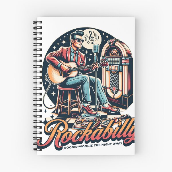 Item preview, Rockabilly Rock n Roll Music Jukebox Boogie-woogie The Night Away designed and sold by scooterbaby.