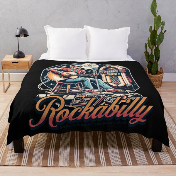 Item preview, Rockabilly Rock n Roll Music Jukebox Boogie-woogie The Night Away designed and sold by scooterbaby.