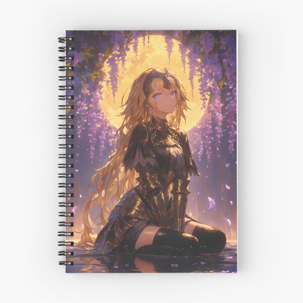 Item preview, Jeanne d Arc Wisteria Moonlight Fate Grand Order Game Anime Girl Fantasy Blossom Night Radiance designed and sold by CarlosBender.