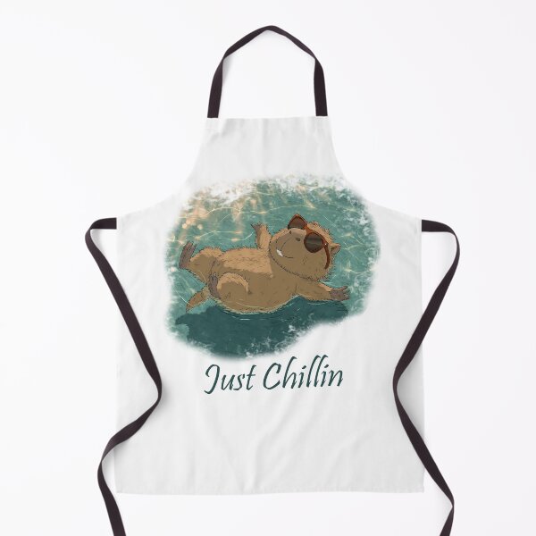 Item preview, Cute Capybara Just Chillin Quote Animal fun designed and sold by countrymouse.
