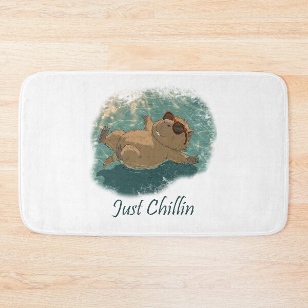 Item preview, Cute Capybara Just Chillin Quote Animal fun designed and sold by countrymouse.