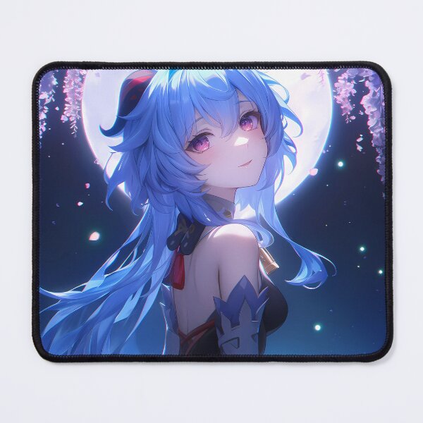 Item preview, Serene Wisteria Ganyu Genshin Impact Game Waifu Moonlit Fantasy designed and sold by CarlosBender.