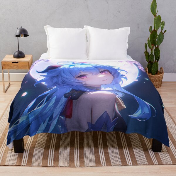 Item preview, Serene Wisteria Ganyu Genshin Impact Game Waifu Moonlit Fantasy designed and sold by CarlosBender.