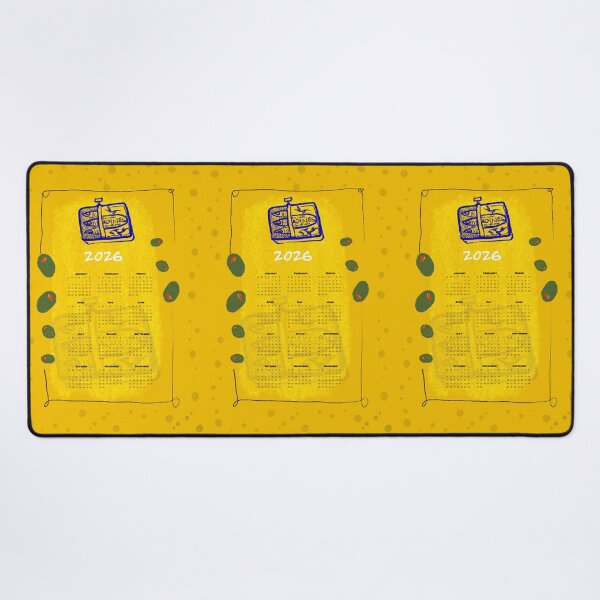 Item preview, Sardines and Olives 2026 Calendar designed and sold by The Sketchlight.