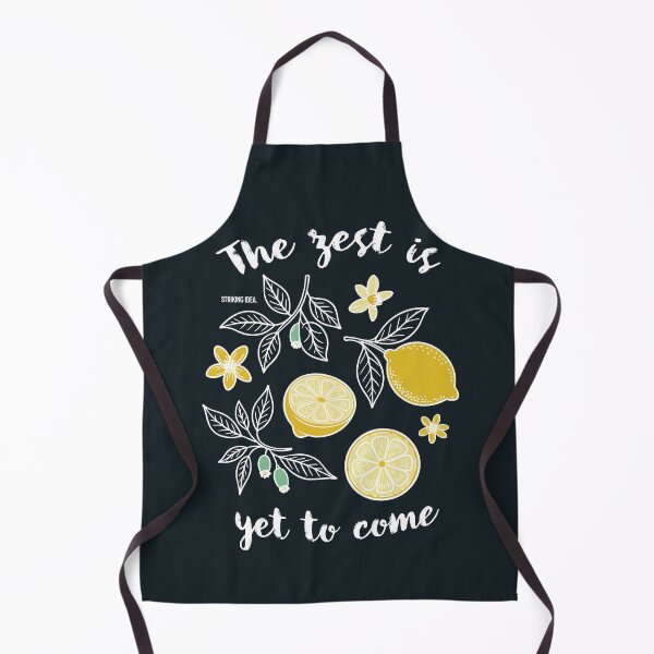 Item preview, Uplifting “The Zest Is Yet to Come” lemon botanical citrus design designed and sold by StrikingIdea.