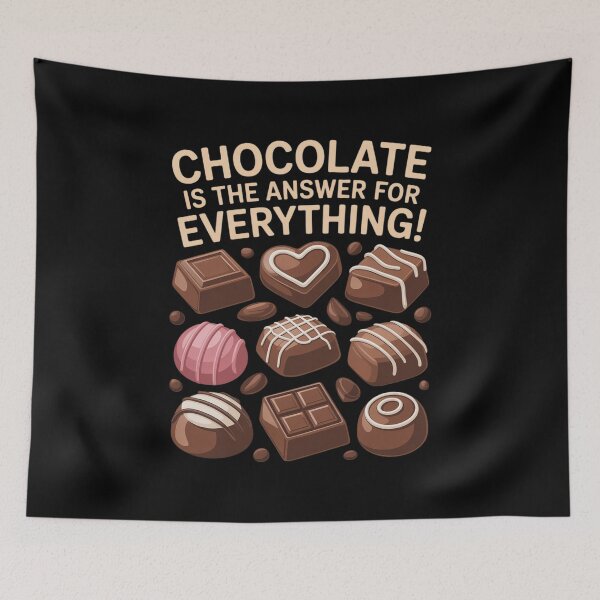 Item preview, Chocolate is The Answer for Everything - Men Women Children designed and sold by ryukaizox1.