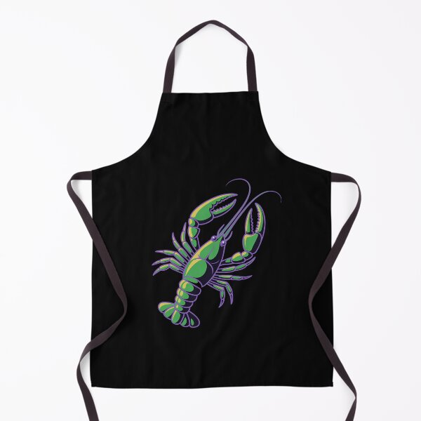 Item preview, Crawfish Lobster Purple Green Funny Mardi Gras designed and sold by SIGORDESIGN.