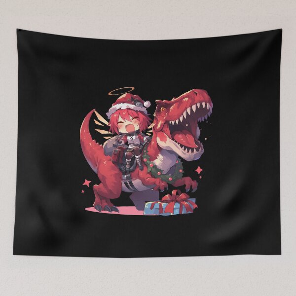 Item preview, Prelude Dawn Exusiai Christmas Dinosaur Adventure From Arknights Game designed and sold by CarlosBender.