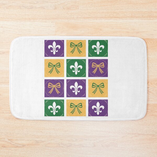 Item preview, Coquette Bow Checkered Mardi Gras Carnival designed and sold by SIGORDESIGN.