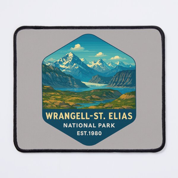 Item preview, Wrangell–St. Elias Alaska Mountain Sticker designed and sold by Ismeal Von.