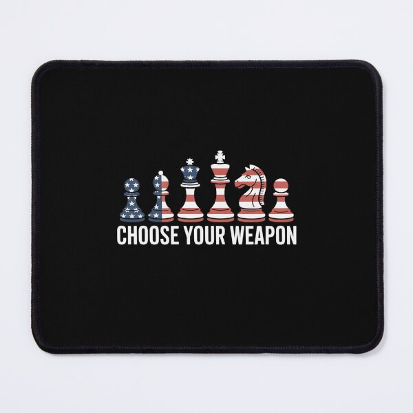 Item preview, Choose Your Weapon American Flag Chess Pieces Chess Player designed and sold by LinlinsDemons.