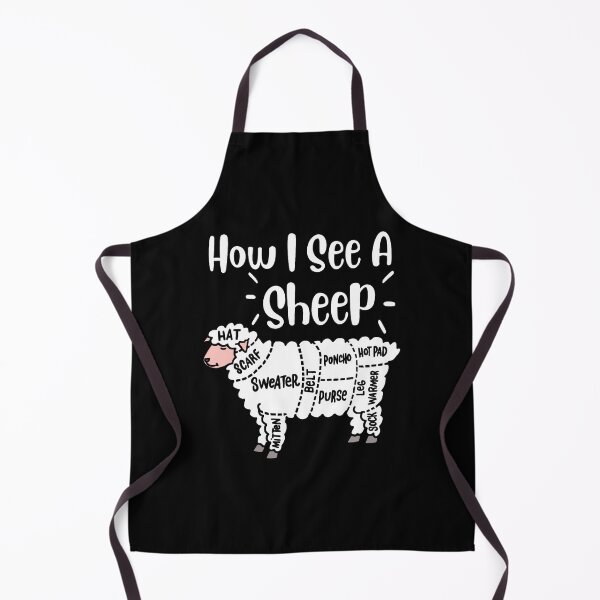 Item preview, Knitting How I See A Sheep Yarn Wool Knitter Sewing Quilter designed and sold by KristenSophie.