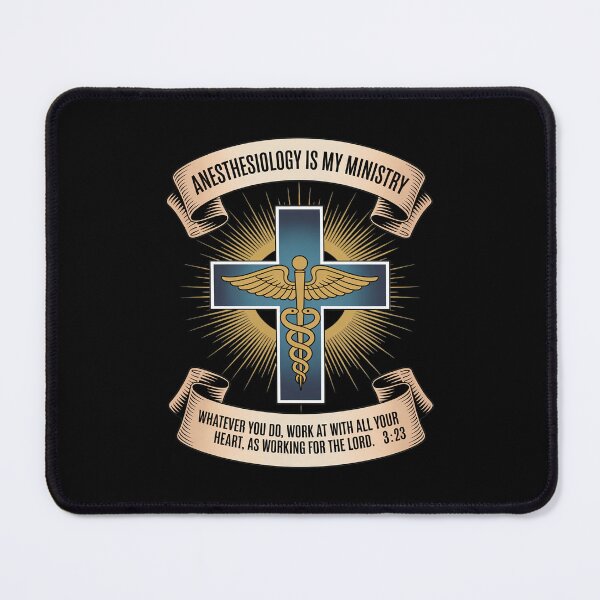 Item preview, Christian Anesthesiologist Anesthesiology is My Ministry God designed and sold by LinlinsDemons.