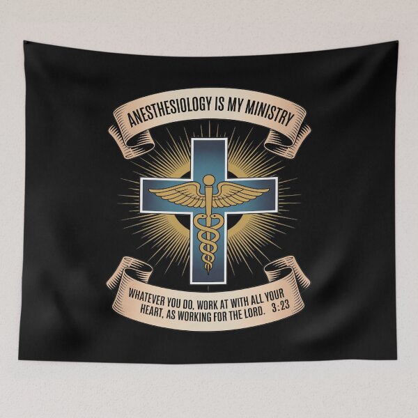 Item preview, Christian Anesthesiologist Anesthesiology is My Ministry God designed and sold by LinlinsDemons.