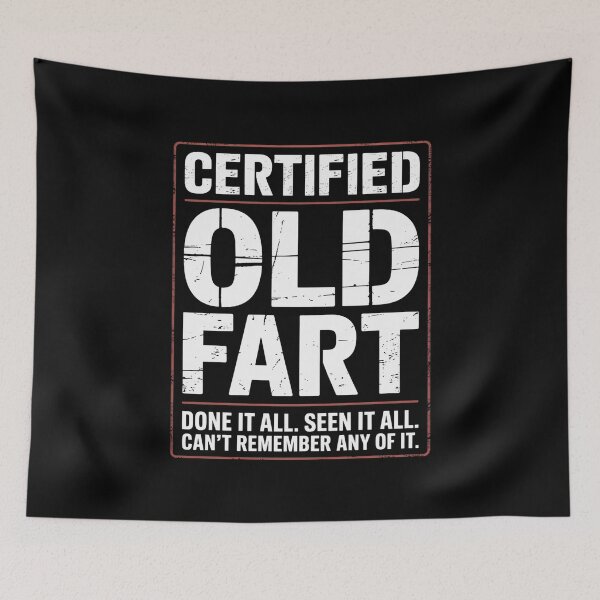 Item preview, Certified Old Fart Retirement Gift Birthday designed and sold by RustsyMin.