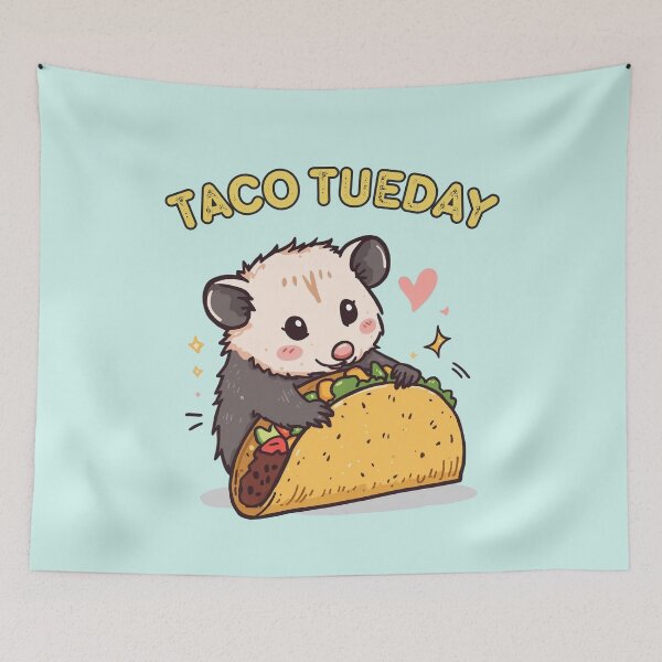 Item preview, Opossum Taco Tuesday designed and sold by SpacedOutRITZ.