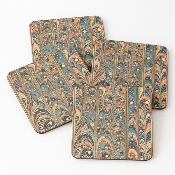Item preview, Vintage Marbled Paper Pattern Retro Abstract Design designed and sold by PinUpPizzazz.