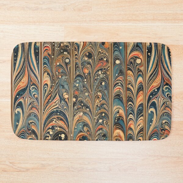 Item preview, Vintage Marbled Paper Pattern Retro Abstract Design designed and sold by PinUpPizzazz.
