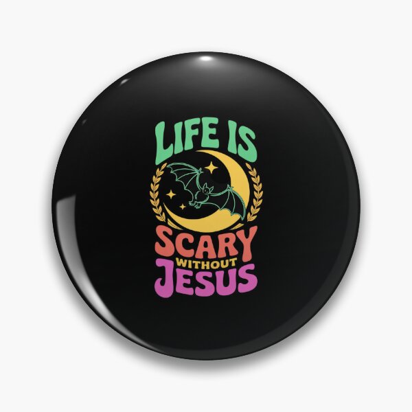 Item preview, Christian Halloween Life Is Scary Without Jesus Fall Autumn designed and sold by LinlinsDemons.