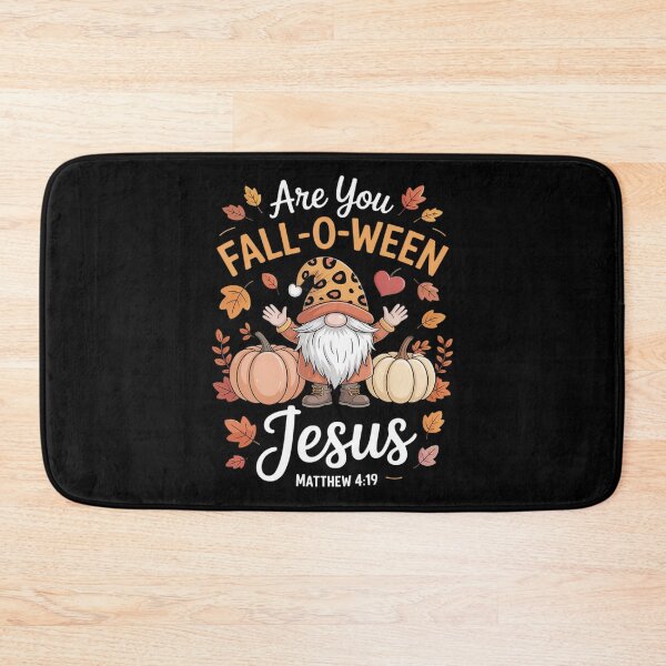 Item preview, Christian Fall Autumn Are You Falloween Jesus Funny Gnome designed and sold by LinlinsDemons.