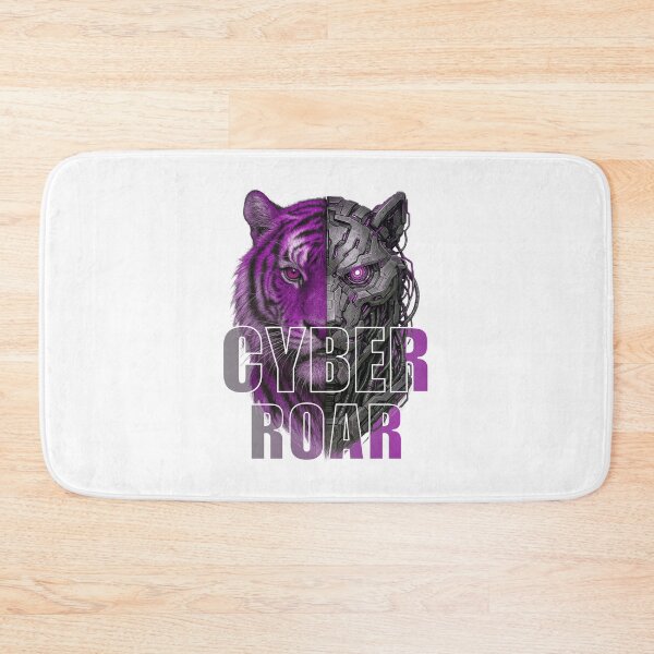 Item preview, Cyber Roar – Cyberpunk Tiger Half Cyborg Design designed and sold by KarimFisal.
