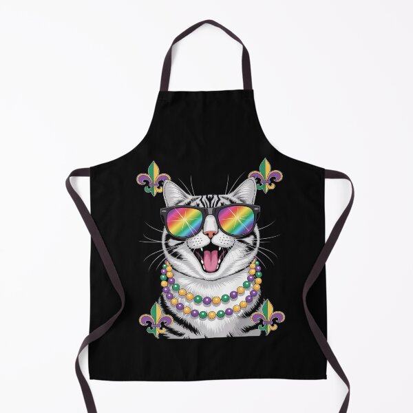 Item preview, Mardi Gras Cat Party New Orleans Cats Lover Fun designed and sold by SIGORDESIGN.
