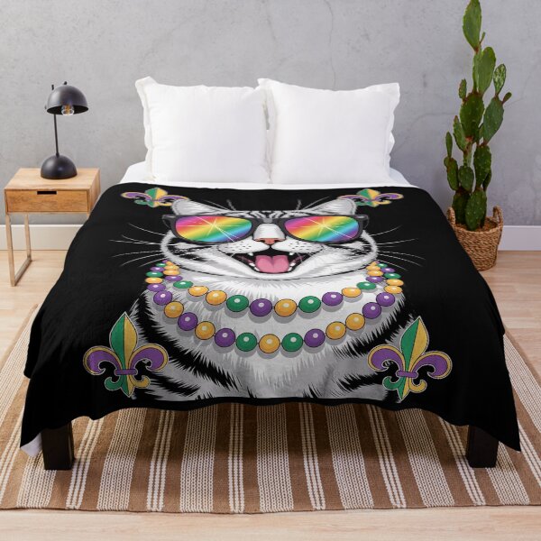 Item preview, Mardi Gras Cat Party New Orleans Cats Lover Fun designed and sold by SIGORDESIGN.