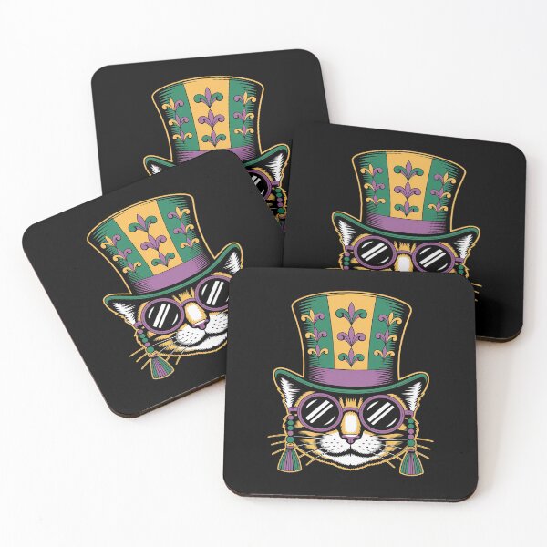 Item preview, Mardi Gras Cat designed and sold by SIGORDESIGN.