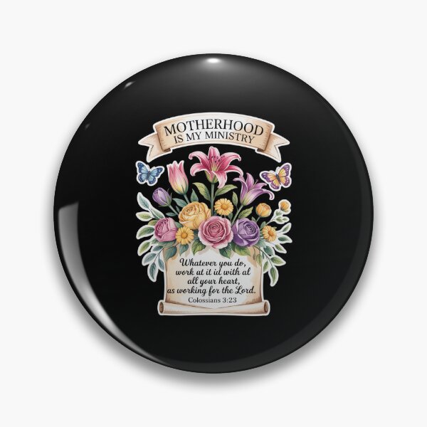 Item preview, Christian Mother's Day Motherhood is My Ministry Mom Mama designed and sold by LinlinsDemons.