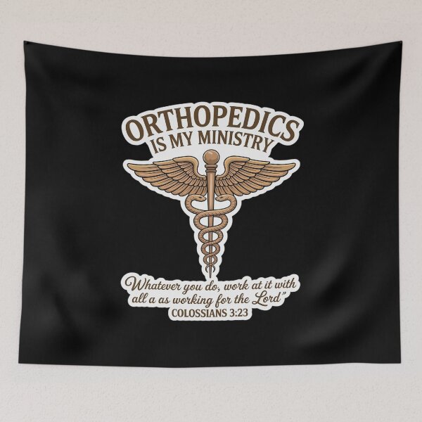 Item preview, Christian Orthopedist Doctor Orthopedics is My Ministry MD designed and sold by LinlinsDemons.