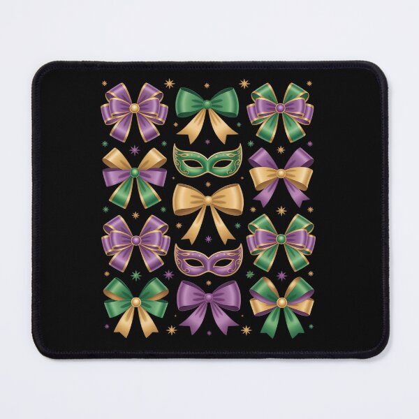 Item preview, Mardi Gras Coquette Bow Fat Tuesday New Orleans Women Kids designed and sold by SIGORDESIGN.