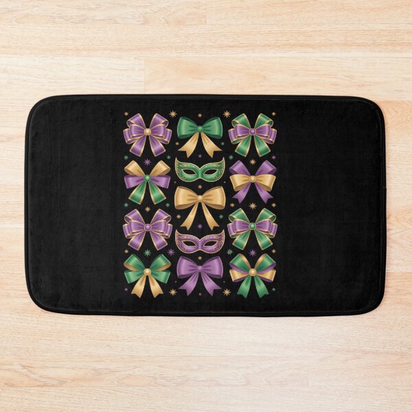 Item preview, Mardi Gras Coquette Bow Fat Tuesday New Orleans Women Kids designed and sold by SIGORDESIGN.