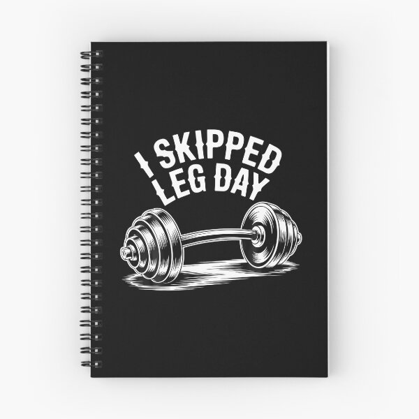 Item preview, I Skipped Leg Day Anti-Gym Fitness Sarcasm Joke - designed and sold by DanielleTonia.