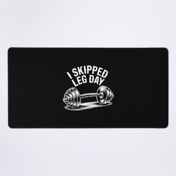 Item preview, I Skipped Leg Day Anti-Gym Fitness Sarcasm Joke - designed and sold by DanielleTonia.