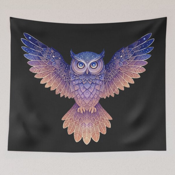 Item preview, Cosmic Oracle Owl designed and sold by SebastianSpace.