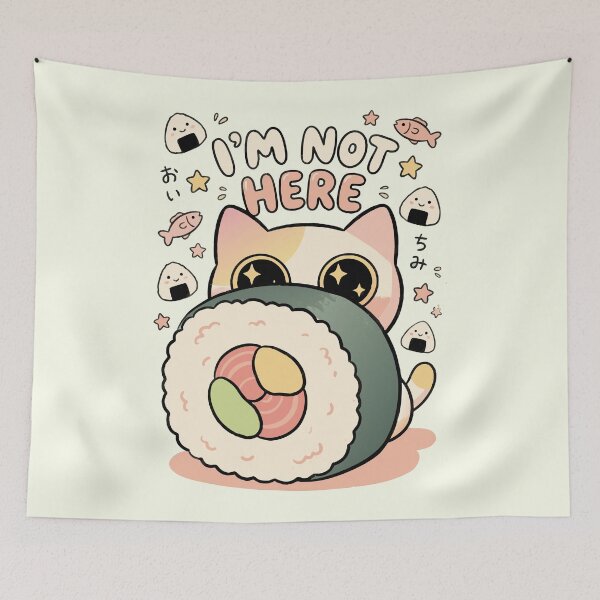 Item preview, I'm Not Here Ninja Cat designed and sold by livvestudio.