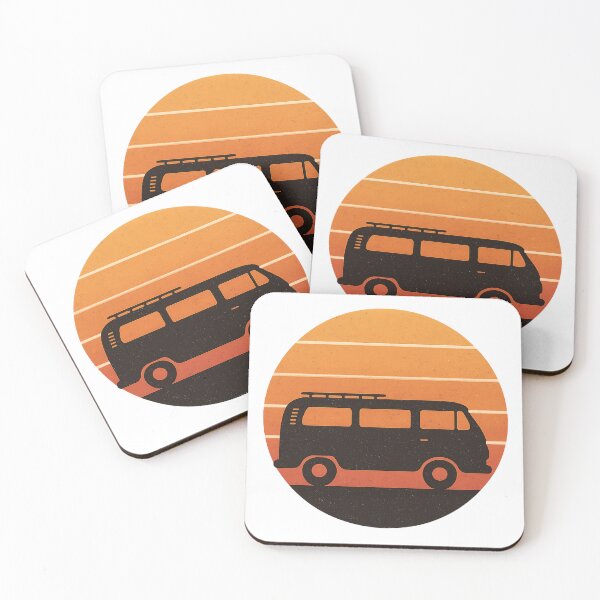 Item preview, Vintage Camper Van Retro Sunset Road Trip Artwork designed and sold by Eric’s Creative Corner.